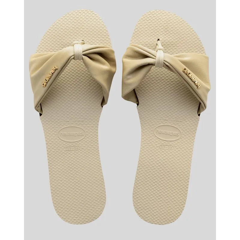 Rasteirinha Havaianas Feminina You St Tropez Classic Bege 33/34