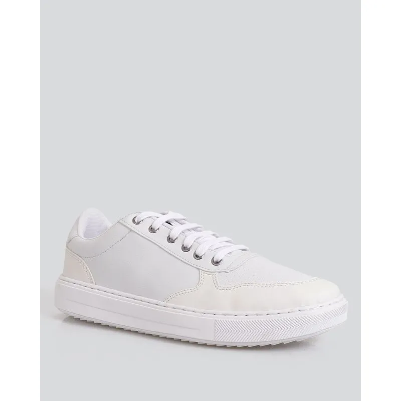 Sapatênis Masculino Com Cadarço Branco 40