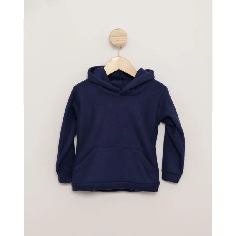 Blusão Bebê Com Capuz Soft Marinho 3