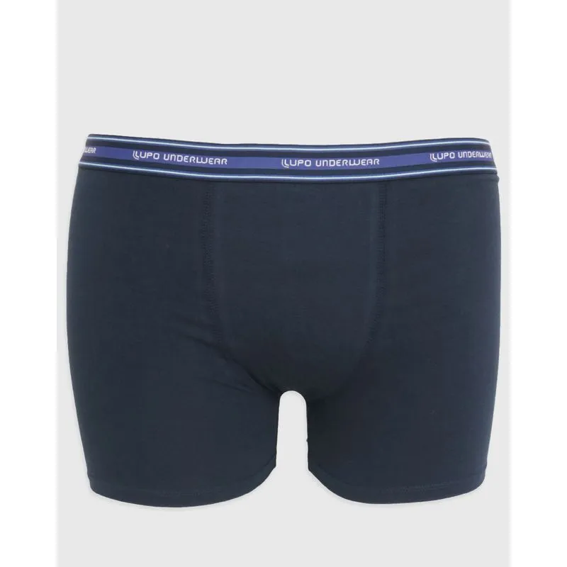 Cueca Pluz Size Masculina Lupo Boxer Azul G3