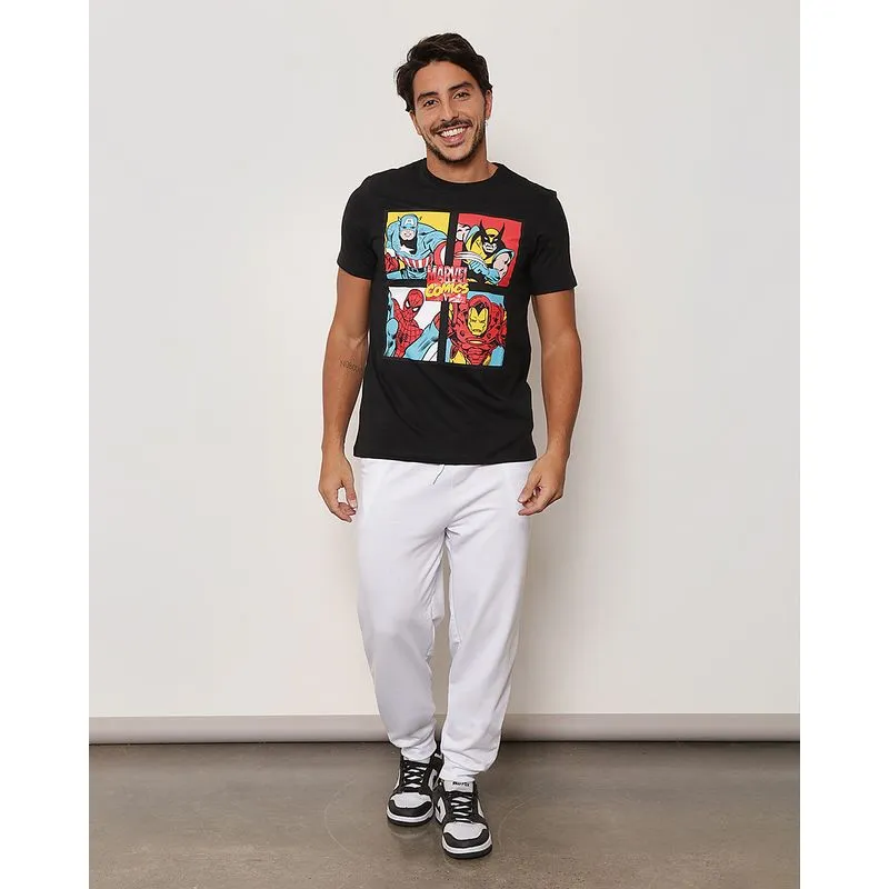 Calça Moletom Masculina Jogger Branca G