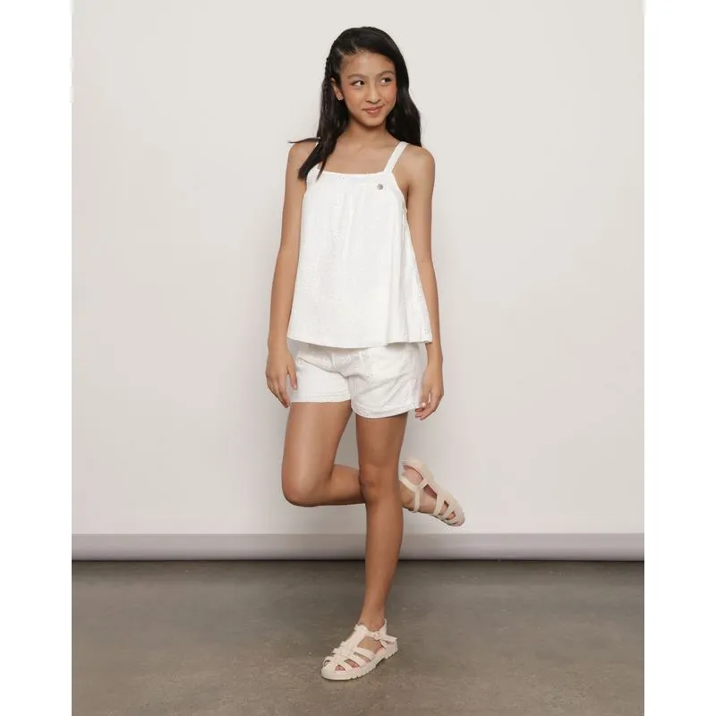 Short Juvenil Feminino Laise Off White 14