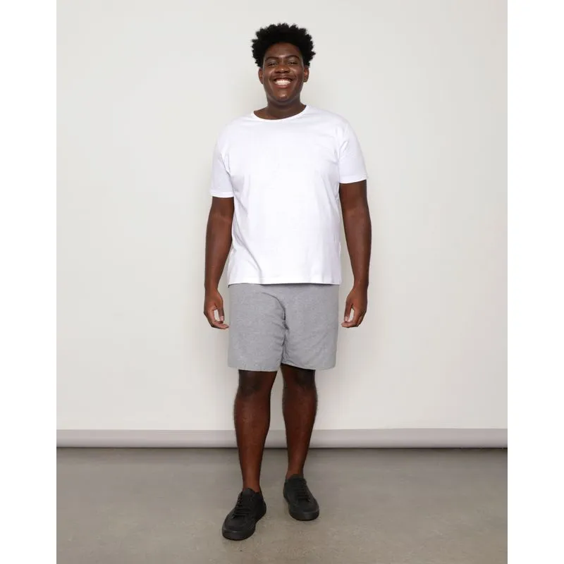 Bermuda Plus Size Masculina Sarja Com Cordão Listrada Cinza G1
