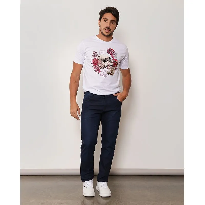Calça Jeans Masculina Azul 40