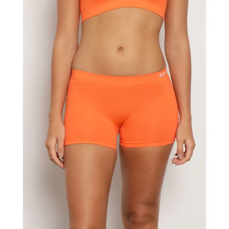 Calcinha Feminina Boxer Sem Costura Laranja P