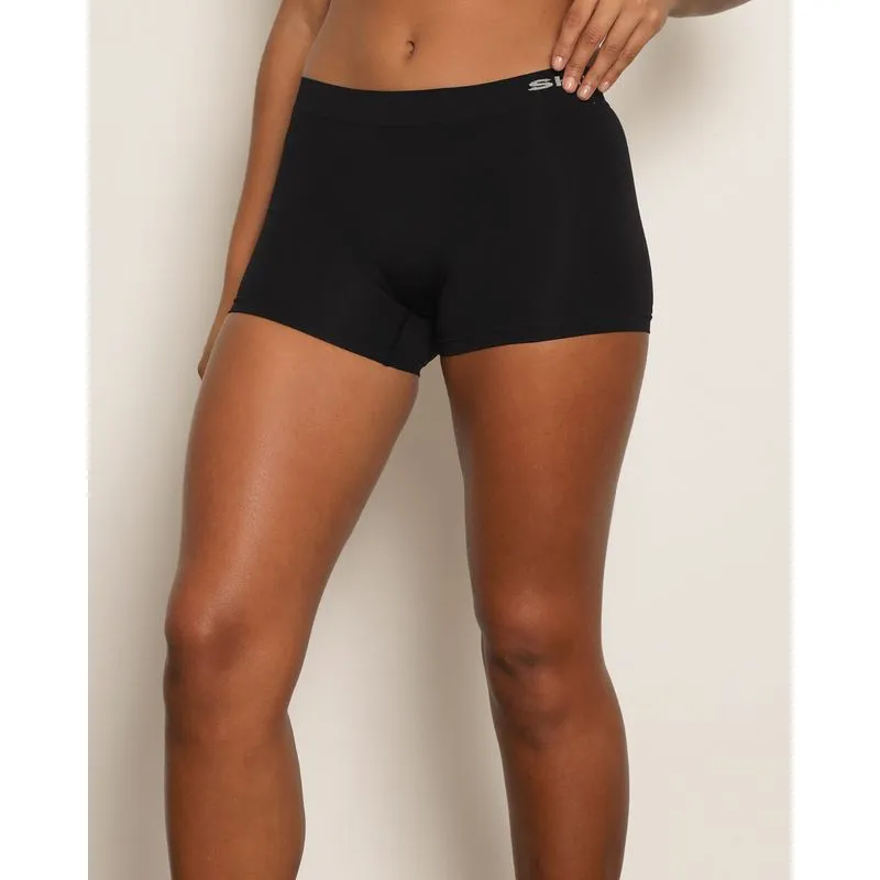 Calcinha Feminina Boxer Sem Costura Preta G