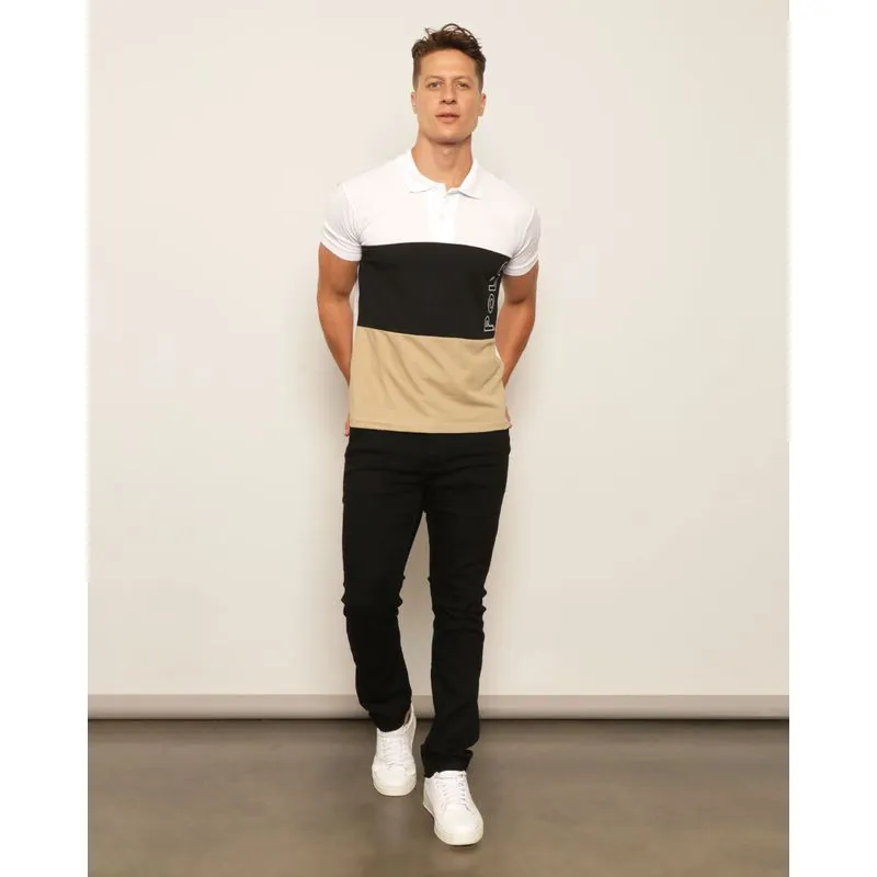 Calça Masculina Sarja Vizzy Reta com Bolsos Preta 48
