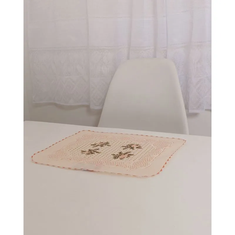 Lugar Americano 30cmx40cm Estampado Off Whitte UN