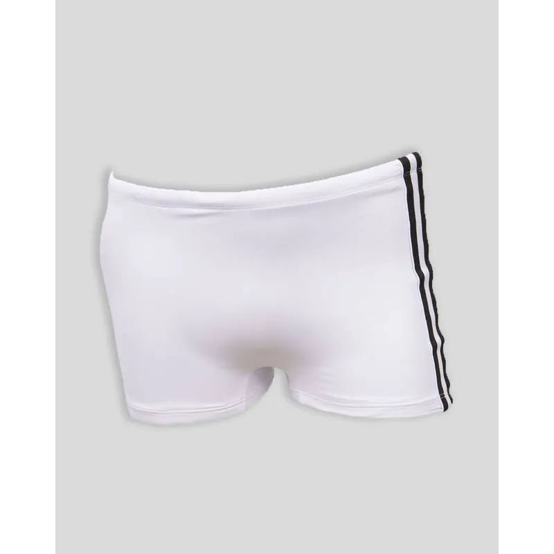 Sunga Masculina Boxer Com Cordão Tiras Laterais Branca P