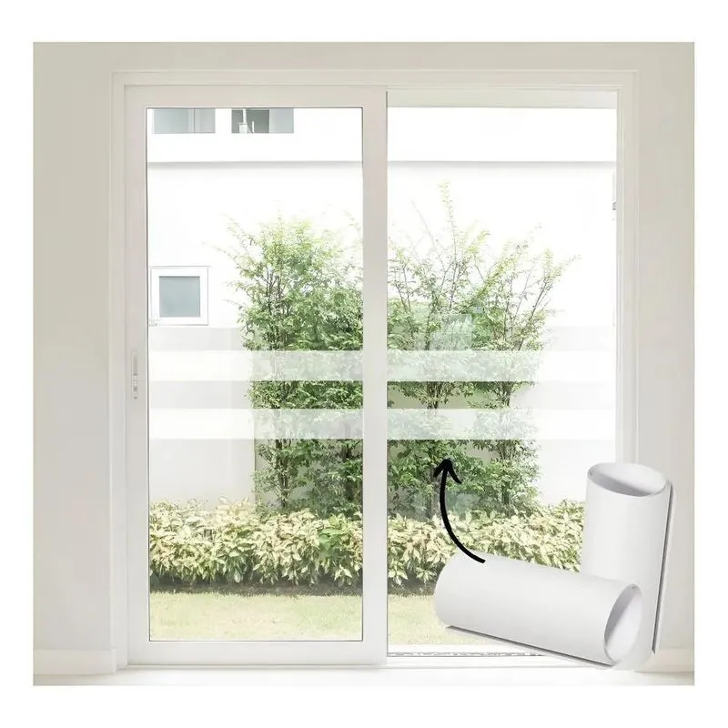 Faixa Anti Trombada Jateada Para Porta Blindex Vidro 3mx10cm
