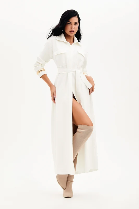 Capa Alongada Comfort Office Off White Off White / Único
