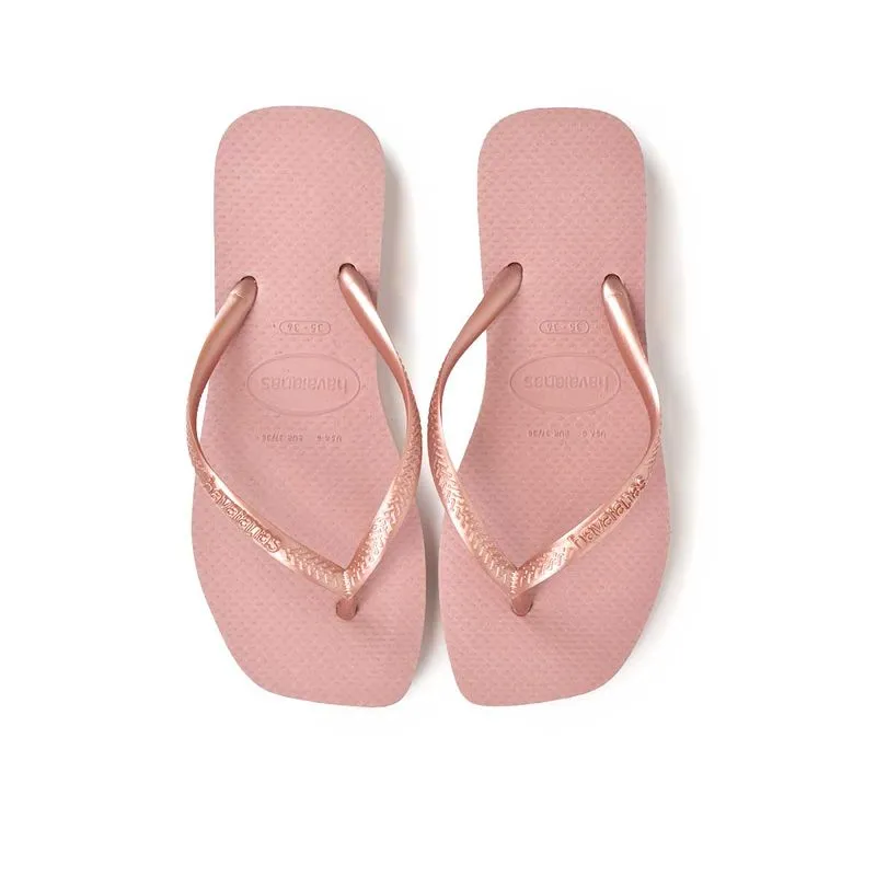 Ojota Havaianas Slim Square Talle: 40-41 - Color: Rosa