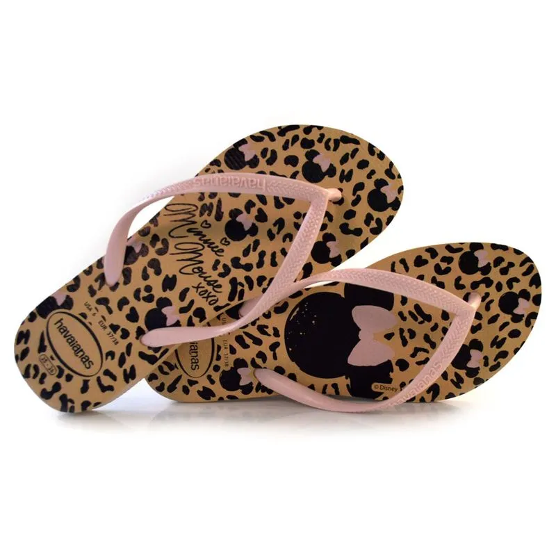 Chinelo Havaianas Slim Disney Bege 4141203 33/34