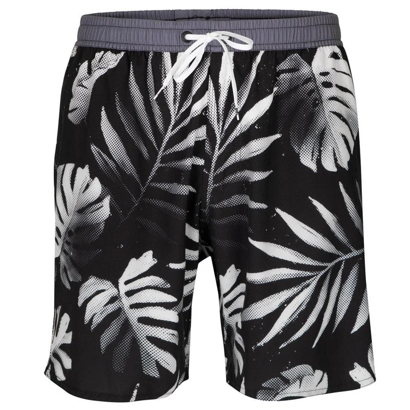 Shorts de Praia Havaianas Folhagem Preto / M