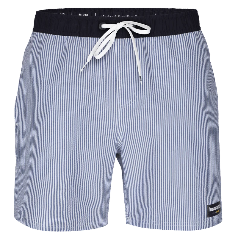 Shorts de Praia Havaianas Listrado Azul / G