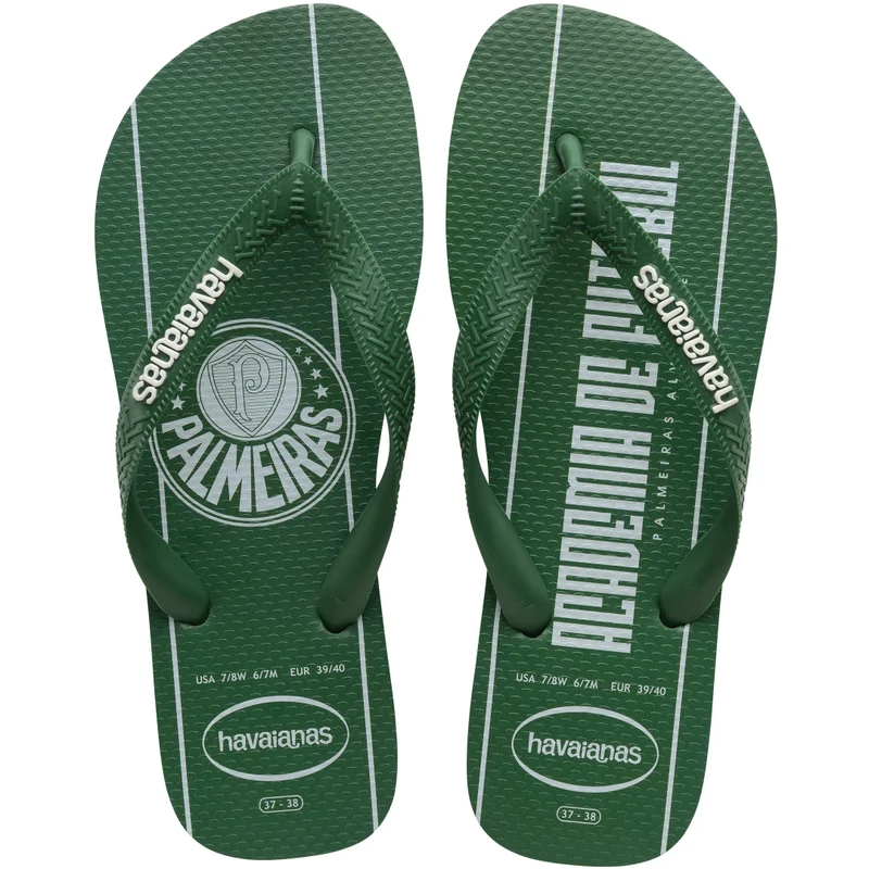 Chinelo Havaianas Top Times Palmeiras Verde / 31/32