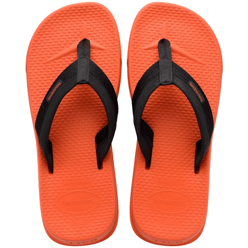 Chinelo Havaianas Track Plus Orange / 37/38
