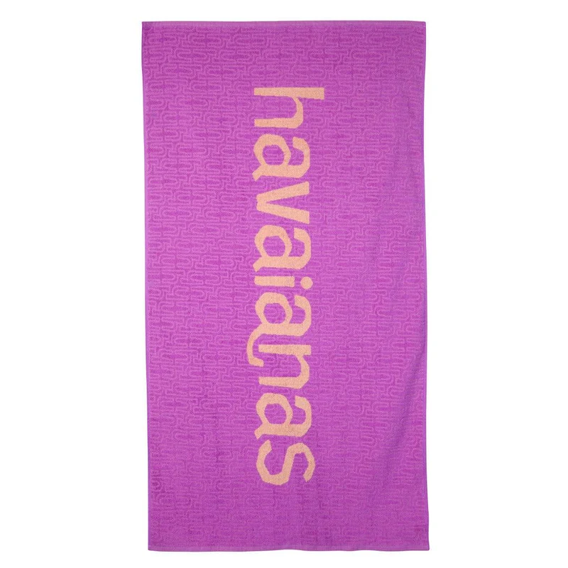 Toalha De Banho Havaianas Logo Roxo / Único