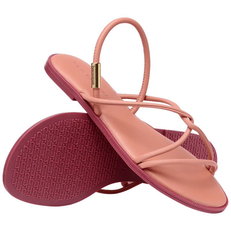 Rasteirinha Havaianas Una Manga Rosa Clay / 36