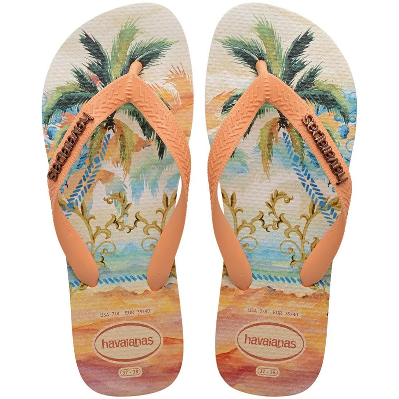 Chinelo Havaianas Top Tropicalia Vibes Pêssego / 33/34