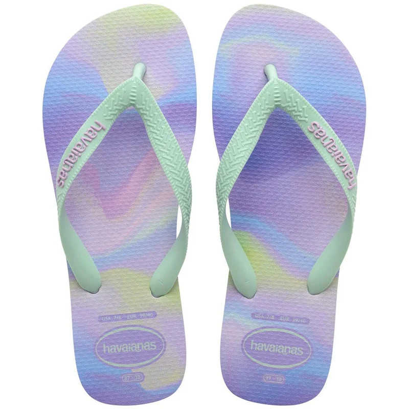 Chinelo Havaianas Top Fashion Roxo Fantasy / 39/40