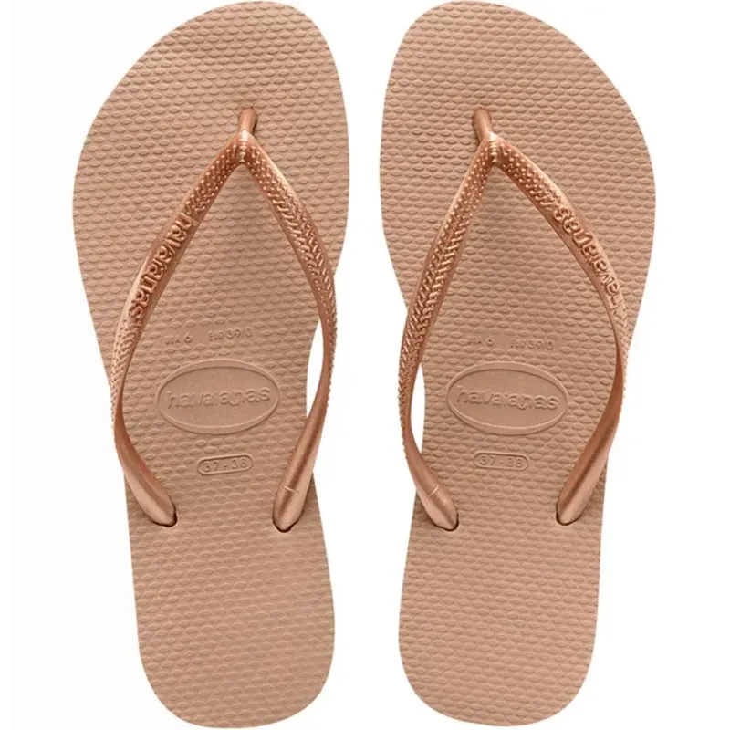 Havaianas Slim Visuals Bege Palha 41/42