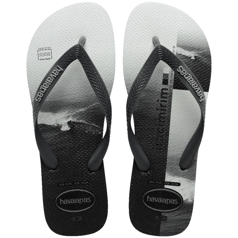 Chinelo Havaianas Top Surfer I Novo Grafite / 43/44