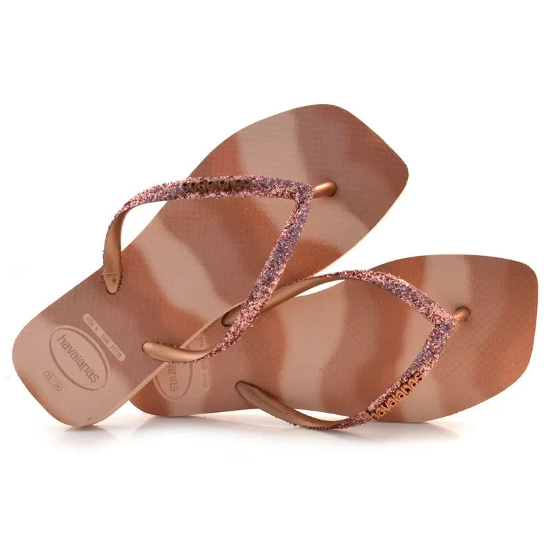 Chinelo Feminino Havaianas Slim Square Party Rosa 4149417 35/36