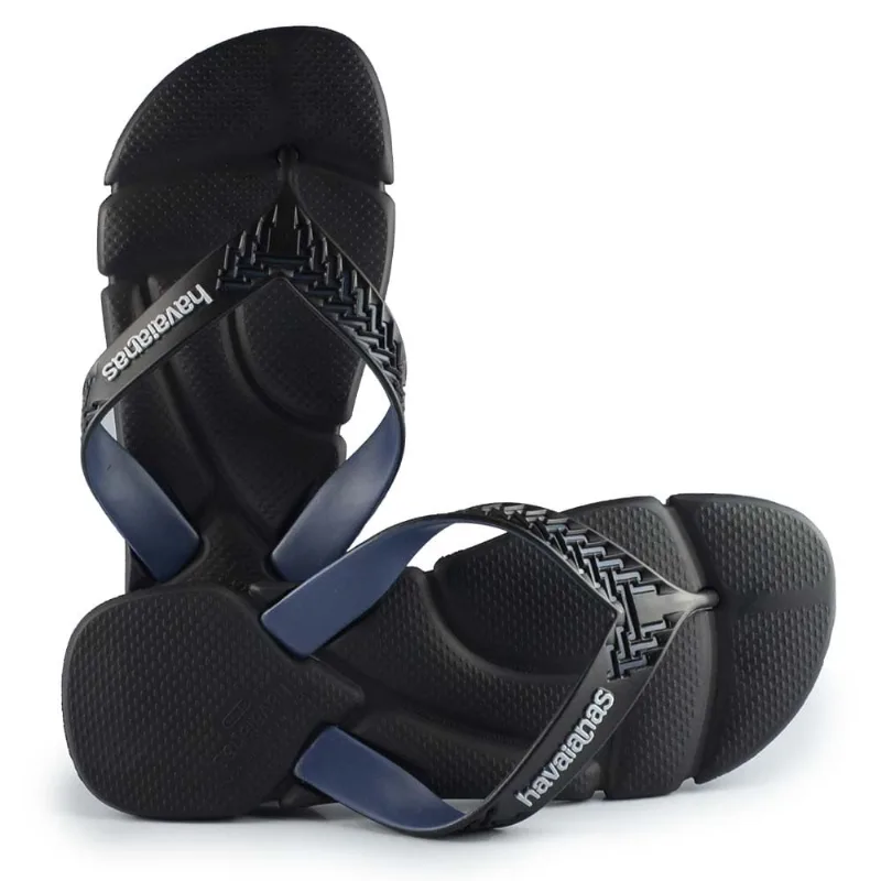 Chinelo Havaianas Masculino POWER 2.0 24/25 0536 PTO/AZUL INDIGO 43/44 - Havaianas