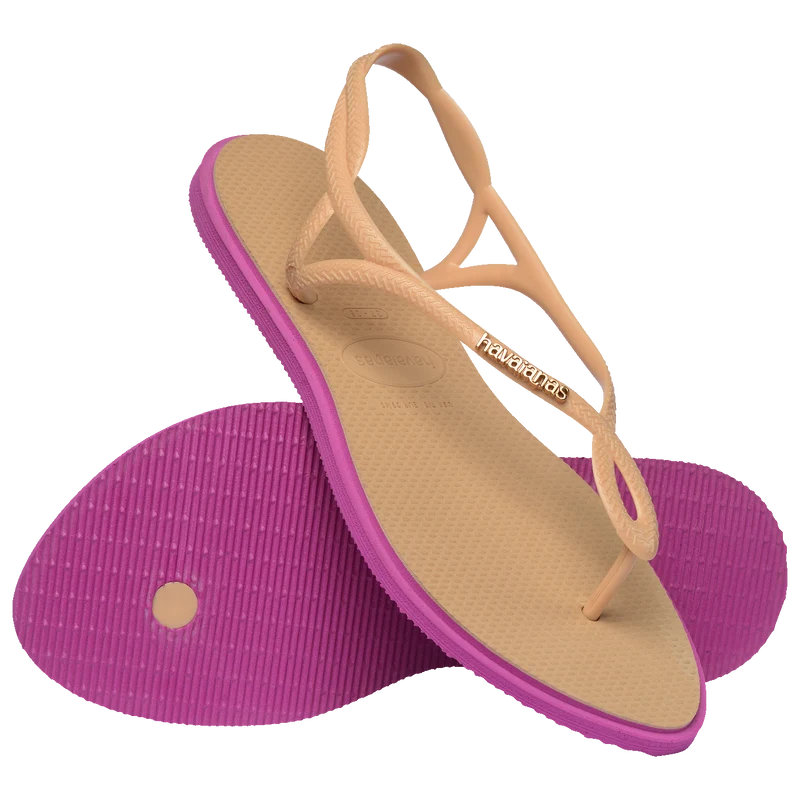 Rasteirinha Havaianas Luna Point Dourado / 35/36