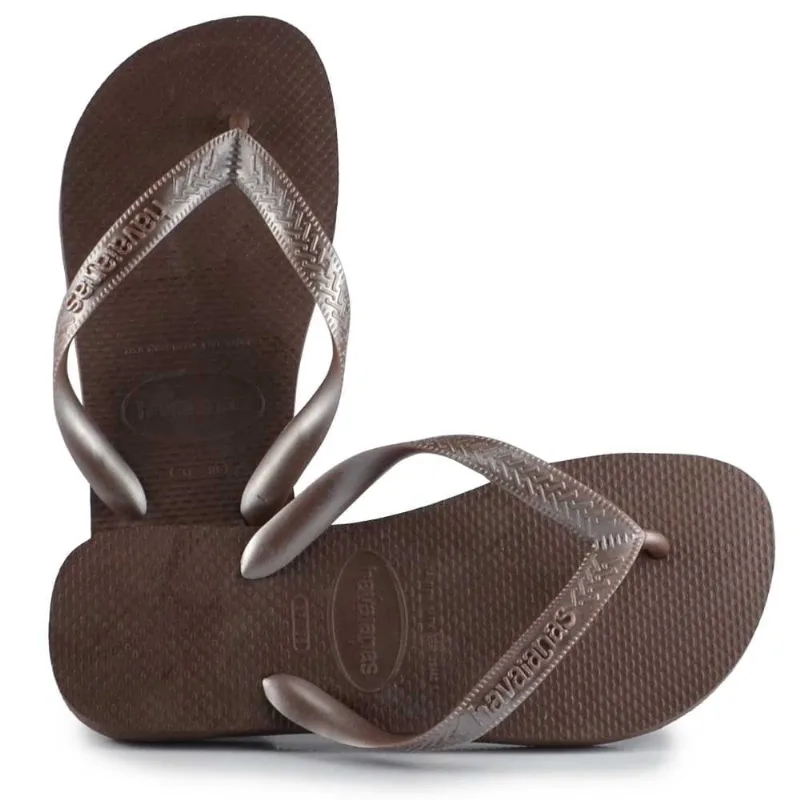 Chinelo Havaianas Feminino TOP TIRAS 24/25 0727 CAFE 39/40