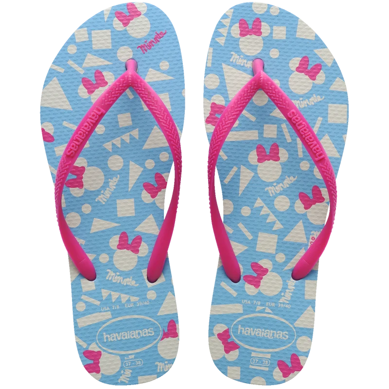 Chinelo Havaianas Slim Disney Azul / 41/42 - Havaianas