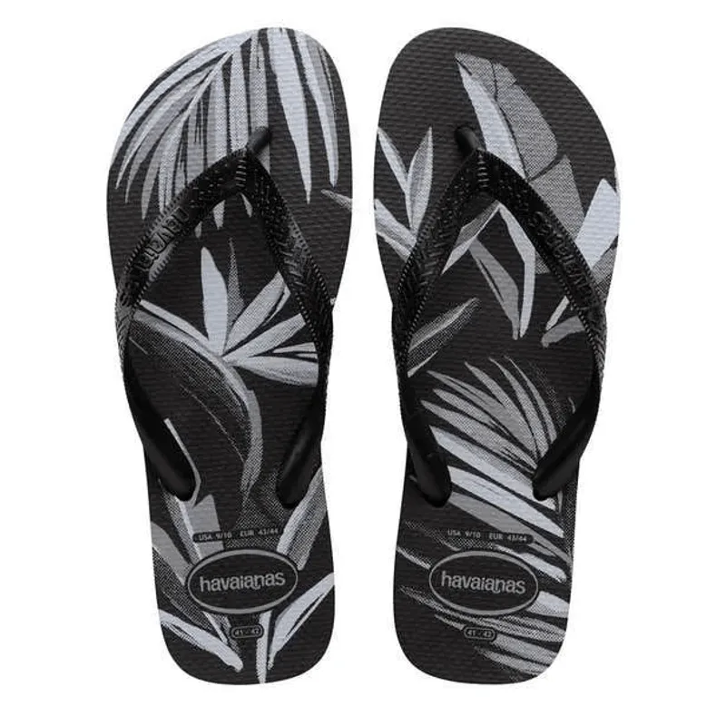 Sandália HAVAIANAS Aloha 37/38 Preto e Cinza