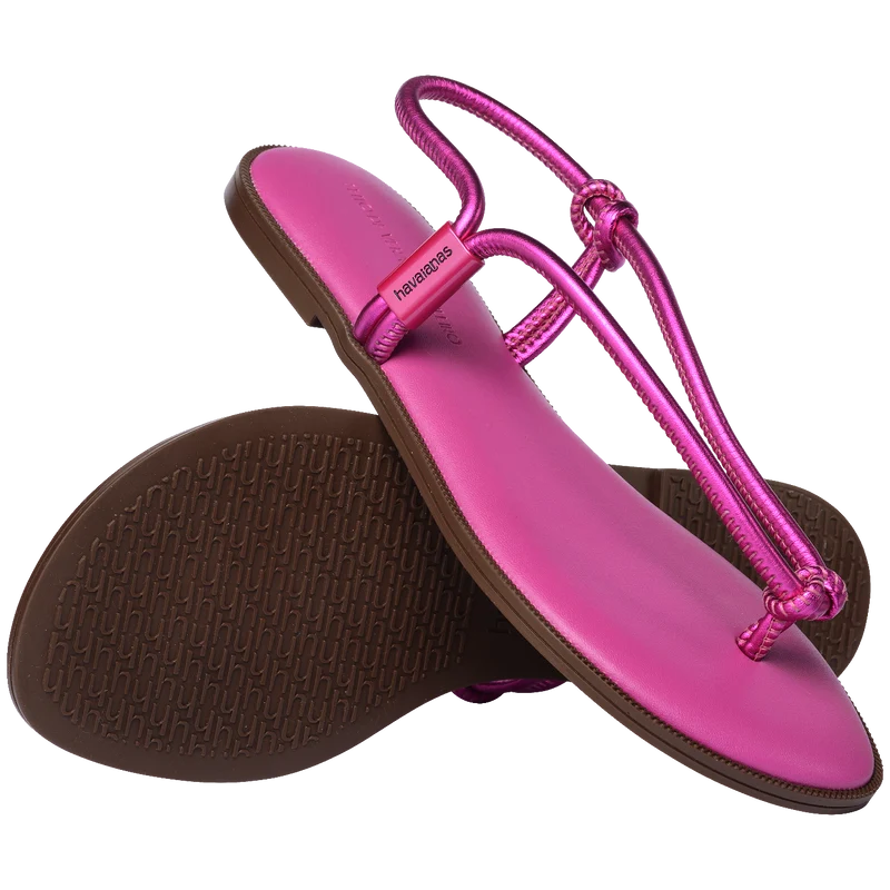 Rasteirinha Havaianas Una Açaí Rosa Gum / 36