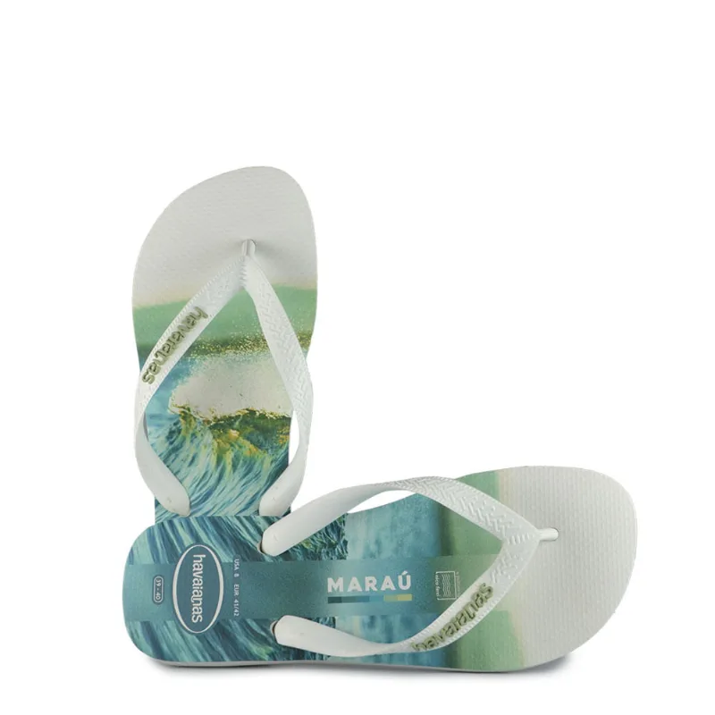 Chinelo Havaianas Masculino Top Surfer 1 25/26 0198 BCO/BCO 43/44 - Havaianas