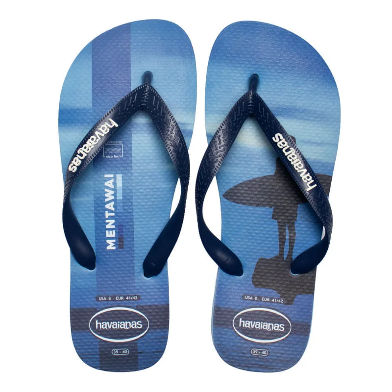 Chinelo Masculino Havaianas Top Surfer I Surfista Azul - 37 - Havaianas