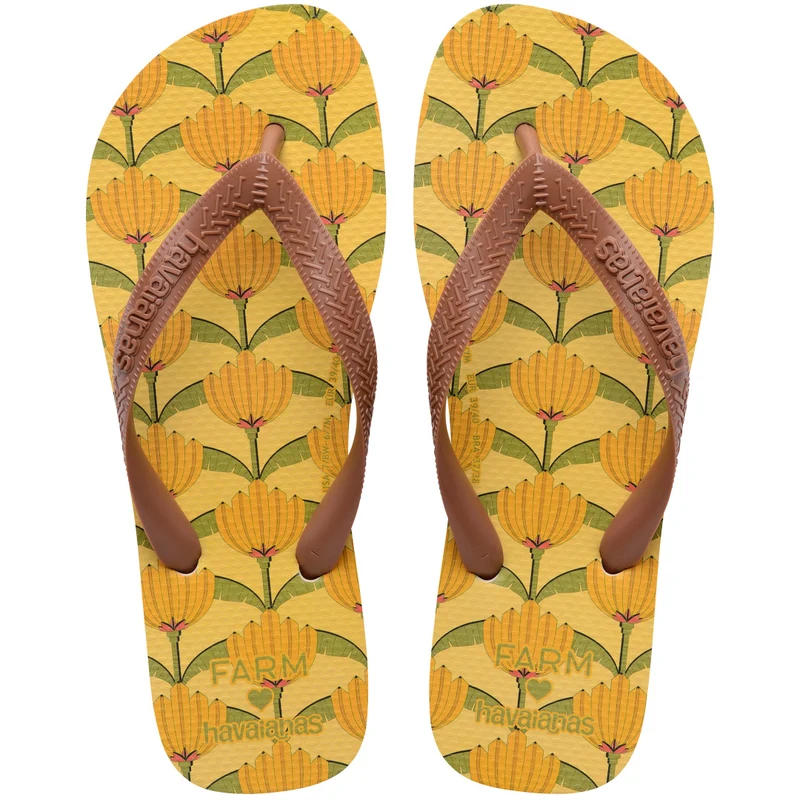 Chinelo Havaianas Farm Banana Deco Ferrugem / 37/38 - Havaianas