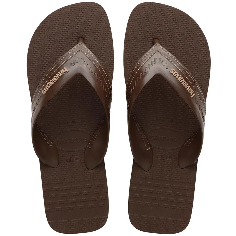 Chinelo Havaianas Hybrid Be Café / 37/38 - Havaianas