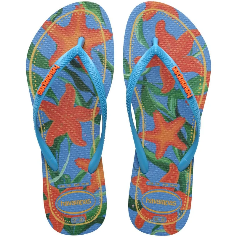 Chinelo Havaianas Slim Tropical Turquesa / 31/32 - Havaianas