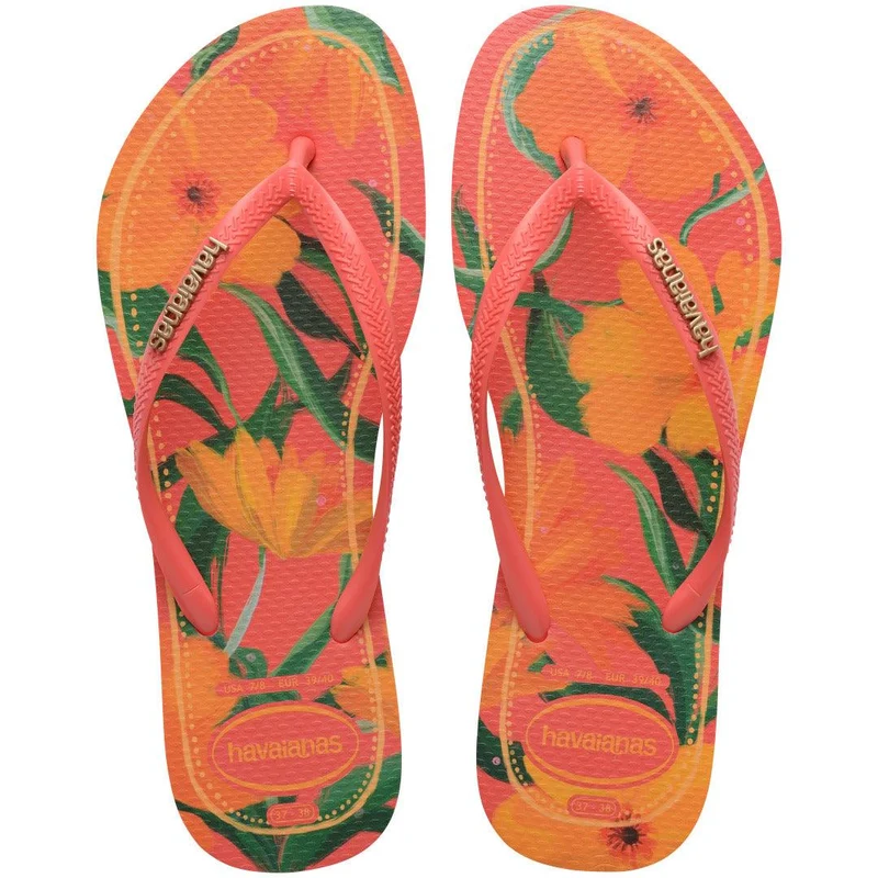 Chinelo Havaianas Slim Tropical Coral Tropical / 25/26 - Havaianas