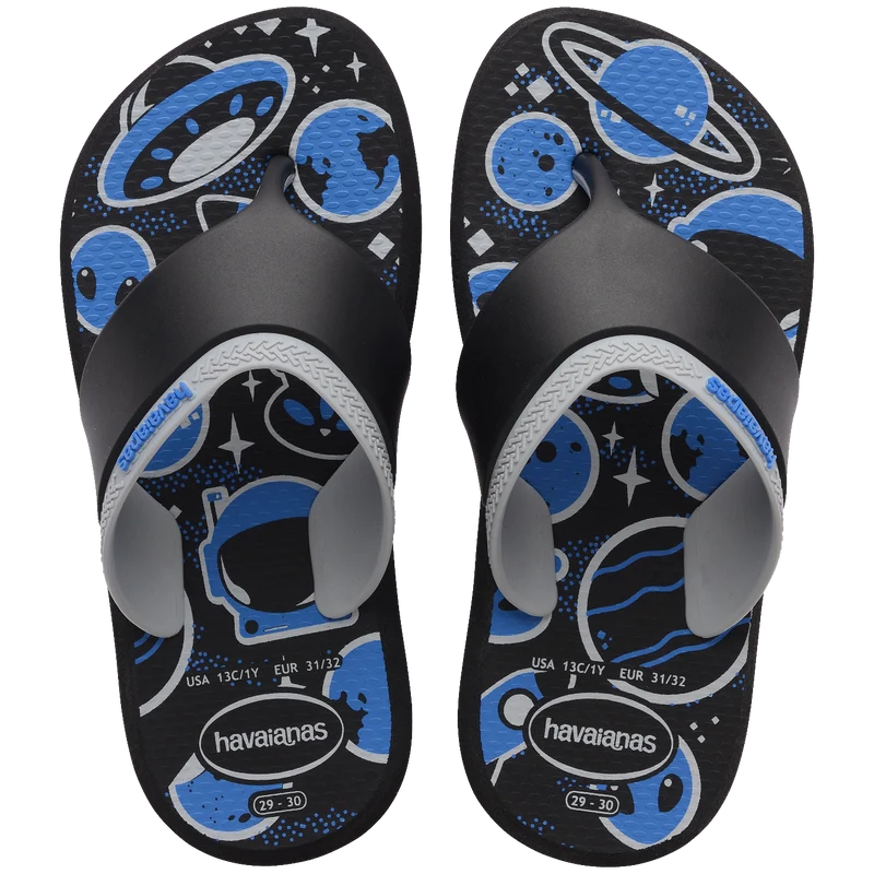 Chinelo Havaianas Infantil Motion Preto / 27/28 - Havaianas