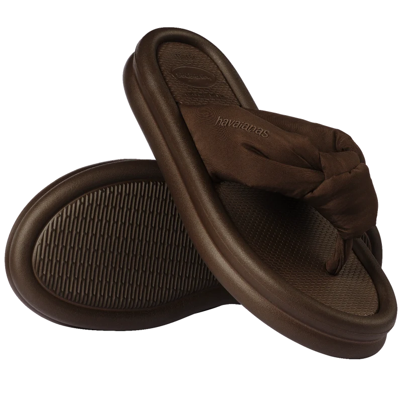 Chinelo Havaianas Over Puffed Café / 35/36 - Havaianas