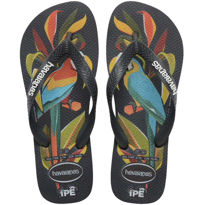 Chinelo Havaianas Ipê Novo Grafite / 43/44