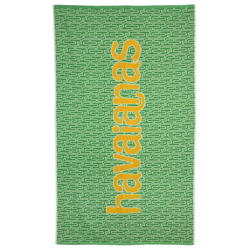 Toalha De Banho Havaianas Logo Verde Pátria / Único