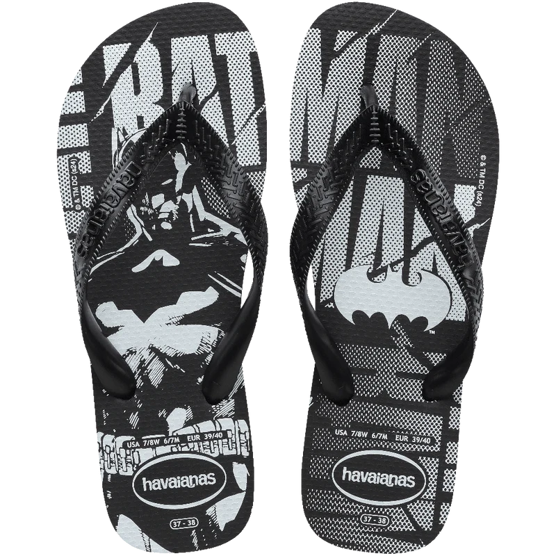 Chinelo Havaianas Top DC Logomania Preto / 43/44 - Havaianas