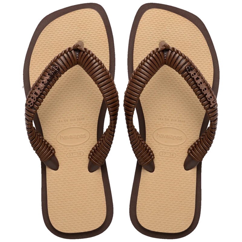 Chinelo Havaianas Top Square Fusion Boho Dourado / 35/36 - Havaianas
