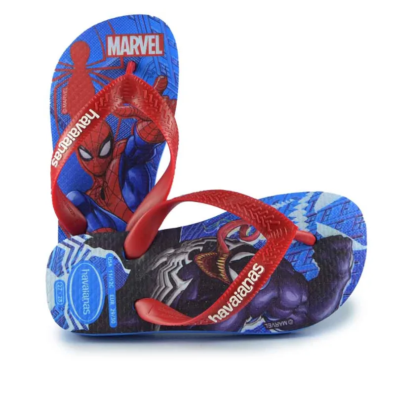 Chinelo Infantil Havaianas Masculino Top Marvel II 0090 3504 AZUL BRILHANTE 35/36 - Havaianas