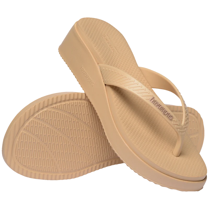Chinelo Havaianas High Plataforma II Dourado / 42 - Havaianas