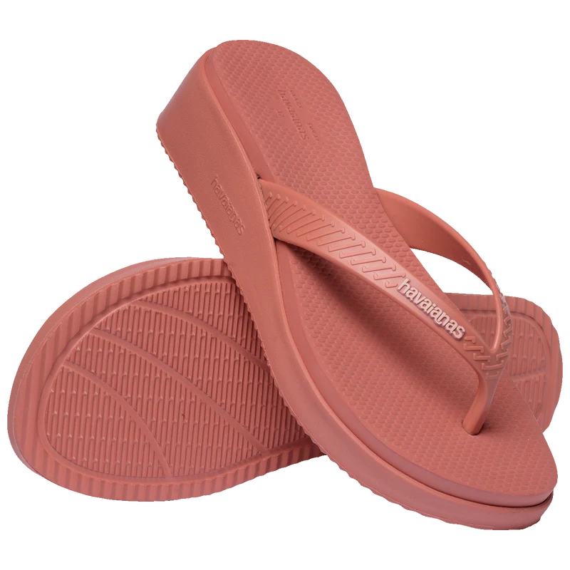Chinelo Havaianas High Plataforma II Argila / 38 - Havaianas