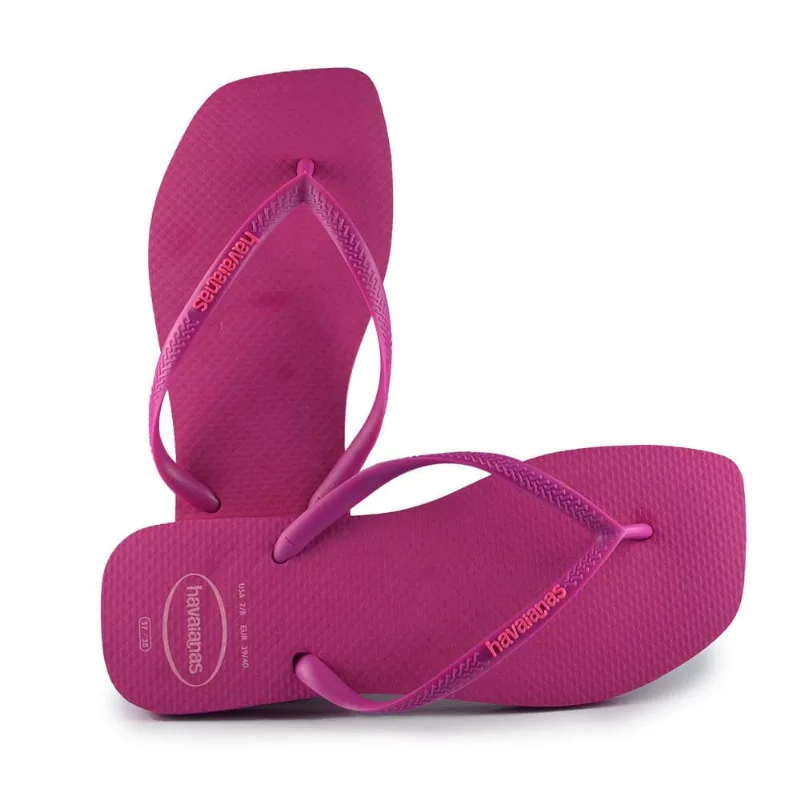 Chinelo Havaianas Feminino SLIM LOGO POP-UP 4622 ROSA GUM 39/40